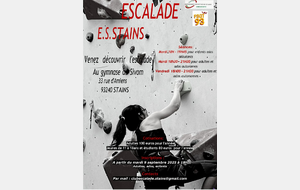 INSCRIPTIONS ESCALADE 2025/2026 