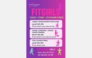 INSCRIPTIONS FITGIRLS 