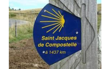 Inauguration chemin de St Jacques de Compostelle...