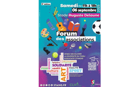 FORUM DES ASSOCIATIONS 2025 LE SAMEDI 6 SEPTEMBRE 2025 